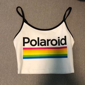 Forever 21 Polaroid cropped tank top